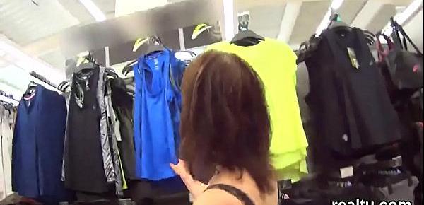  Glamorous czech chick was seduced in the shopping centre and screwed in pov